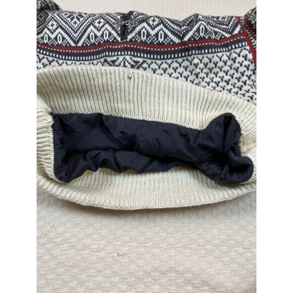 Dale Of‎ Norway Sport Lined Polarwind Wool Sweater Mens Medium Cream Insulated - Picture 10 of 16